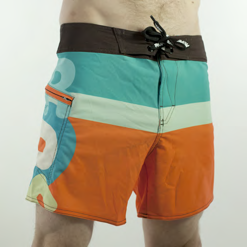 Orange Stretch Shorts - Ropeshop.rs
